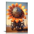 thumbnail image 1 of JEUXUS Abstract Artwork Prints on Canvas Rusty Metal Steampunk Style Magical Realism Style for Home Decor, 1 of 4