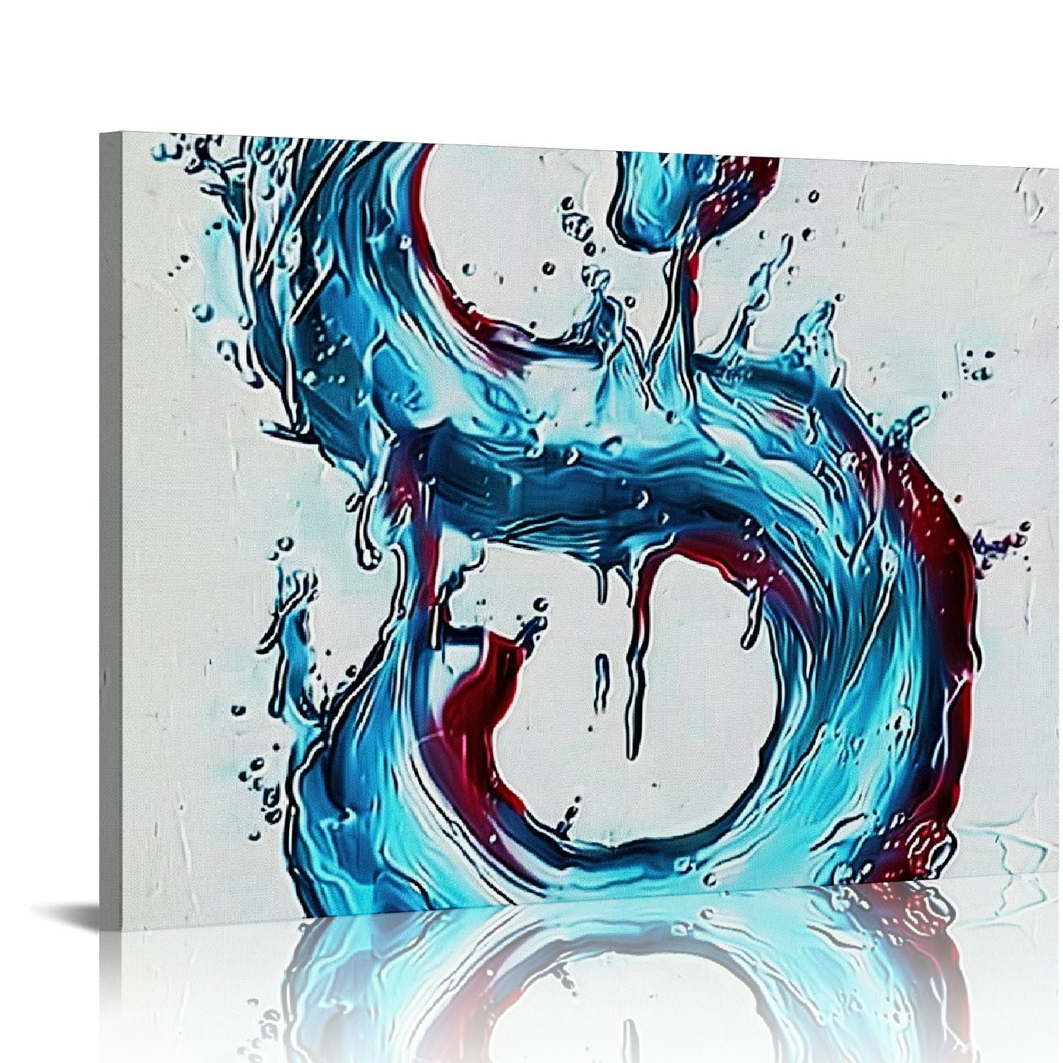 JEUXUS Abstract Canvas Wall Art Modern Music Note Painting Poster Print