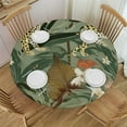 thumbnail image 1 of JEUXUS  Abstract Jungle Leopards Round Tablecloth Polyester Boho Leaves Kitchen Table Cover Waterproof Tablecloths for Dining Parties Outdoor Picnic, 1 of 7