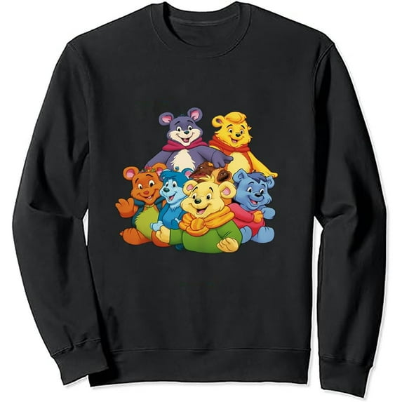 JEUXUS Adventures of the Gummi Bears Retro Long Sleeve T-Shirt Funny T-Shirt