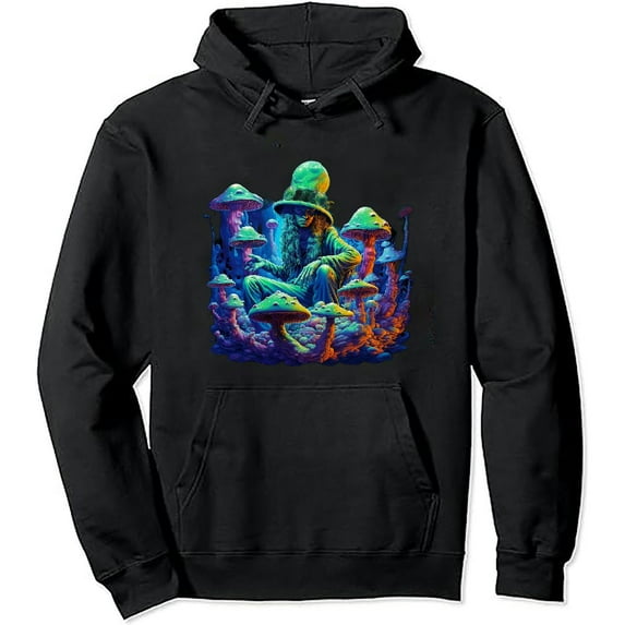 JEUXUS Aesthetic Cottagecore Mushroom Fungi Mushroom Camping Forest Hoodie