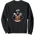 thumbnail image 1 of JEUXUS African Gorilla Merry Christmas Ugly Xmas Design Sweatshirt, 1 of 3