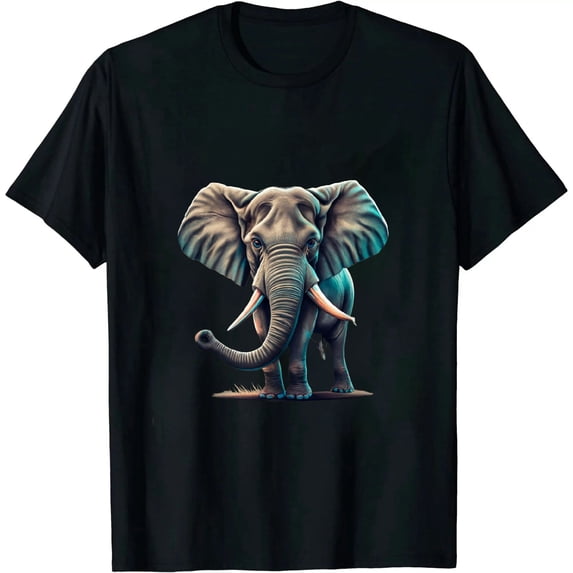 JEUXUS Always Be Yourself Elephant Gift For Men Women Mammoth Zoo T-Shirt
