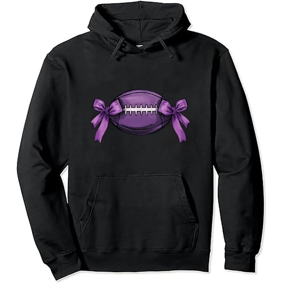 JEUXUS Alzheimer's Awareness Month Purple Ribbon Grandparent Gift Pullover Hoodie