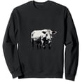 thumbnail image 1 of JEUXUS - America Cow Black Angus Rancher Long Sleeve T-Shirt, 1 of 3