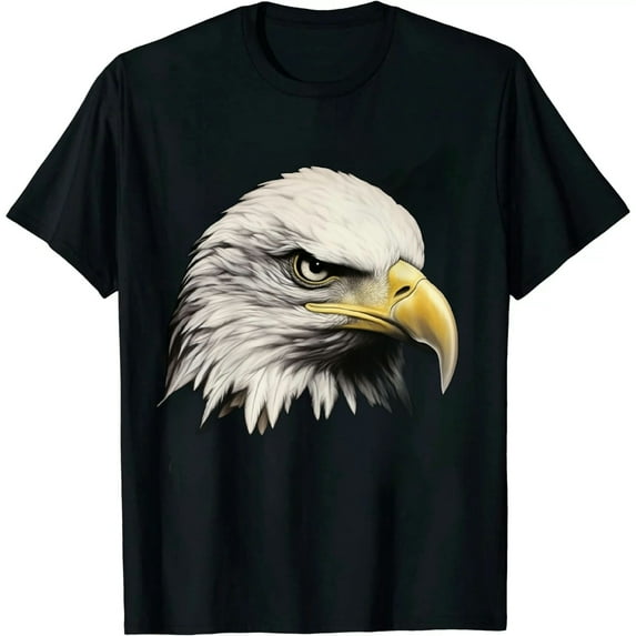 JEUXUS American Bald Eagle T-Shirt Men's Patriotic Shirts