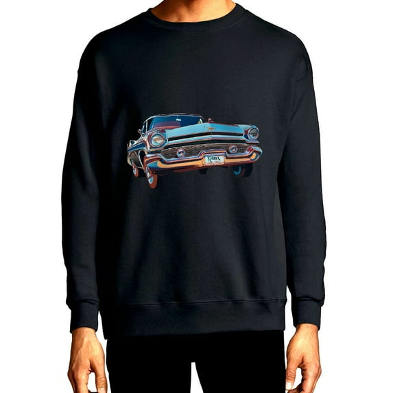 JEUXUS American Car Classic Muscle Car Vintage Novelty Retro Design Sweatshirt