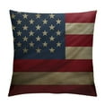thumbnail image 1 of JEUXUS  American Flag Pillow,Home Decorative Throw Pillow Cover Vintage USA Flag Burlap Cushion for Couch,Sofa,Bedroom,Livingroom,Kitchen,Car  Oblong Rectangle Pillow, 1 of 5