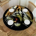 thumbnail image 1 of JEUXUS  Animal Tiger Table Cloth Round Cover,Table Pad Cover for Round Tables for Dinner, Outdoor, Picnic,Fits Tables Up to Diameter, 1 of 7