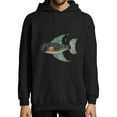 thumbnail image 1 of JEUXUS Aquarium Goldfish Fish Freshwater Grey Ornamental Fish T-Shirt Long-sleeved Hoodie, 1 of 4