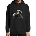 thumbnail image 1 of JEUXUS Astronaut Cat - Cat Lovers Tshirt T-Shirt Long-sleeved Hoodie, 1 of 4