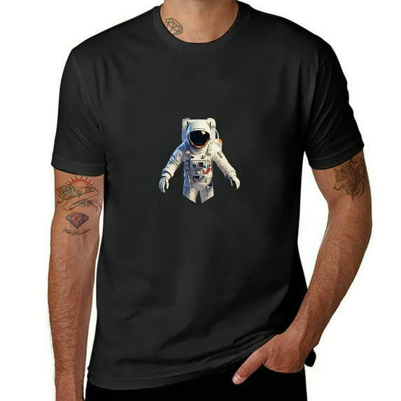JEUXUS Astronaut DJ, DJing in Space, EDM cool Graphic t shirt T-Shirt