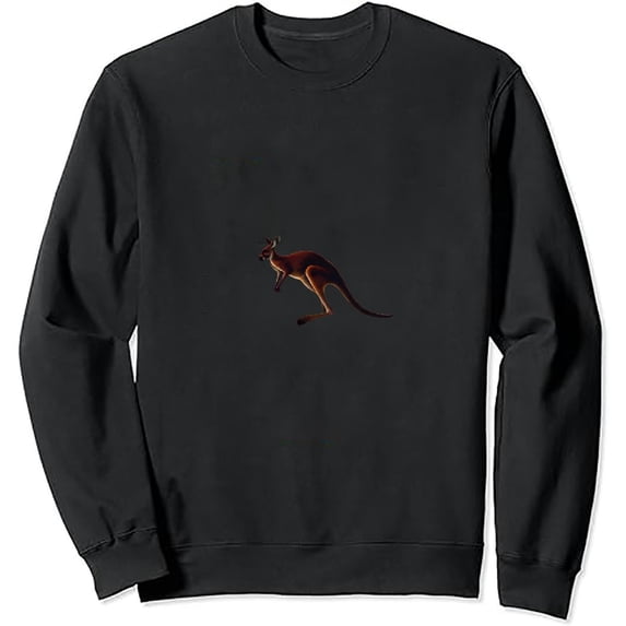JEUXUS Australia G'Day Mate Shirt Funny Kangaroo Australian Symbol Long Sleeve T-Shirt