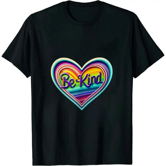 JEUXUS Autism Awareness Be Kind Leopard Rainbow Choose Kindness T-Shirt