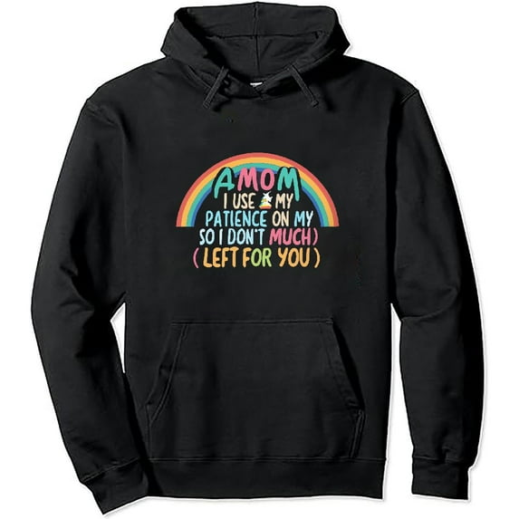 JEUXUS Autism Mom I Use My Patience on My Autism Warriors Mama Pullover Hoodie