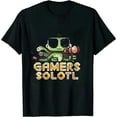 thumbnail image 1 of JEUXUS Axolotl Shirt Anime Cute Axolotl Video Gamer Kids Boys Funny T-Shirt, 1 of 3