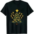 thumbnail image 1 of JEUXUS  Bee Christmas Tree Gift Funny  Bee Christmas T-Shirt, 1 of 3