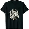 thumbnail image 1 of JEUXUS Best Husband Ever Retro Vintage T-Shirt, 1 of 3