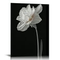 thumbnail image 1 of JEUXUS Black and White Flower Canvas Art Tulip Calla and Narcissus Picture Prints Floral Painting for Modern Wall Decor Framed Ready to Hang, 1 of 5