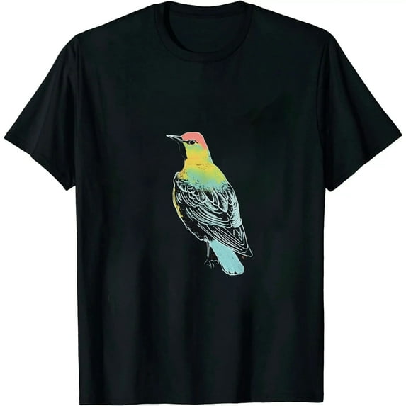 JEUXUS Blackbird Singing in The Dead of Night Bird Lyrics Tie Dye T-Shirt