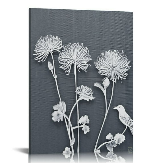 JEUXUS Boho Canvas Wall Art Stylish Neutral Botanical Prints for Home Decor Bathroom Bedroom and Living Room Rustic Vintage Farmhouse Vibes Ideal for Home Kitchen Framed