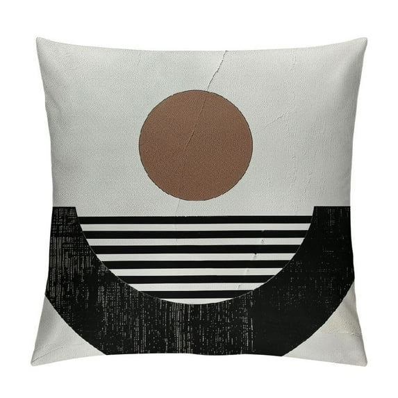 JEUXUS Boho Pillow Covers, Bohemian Geometric Mid Century Style Throw Pillow Covers Farmhouse Vintage Abstract Art Boho Decor Cushion Case Boho Home decor For Couch Sofa Outdoor