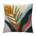 thumbnail image 1 of JEUXUS Boho Pillow Covers Textured Throw Pillows Covers Abstract Leaf Floral Pillow Cover Boho Decorative Pillows for Couch Bed Sofa, 1 of 5