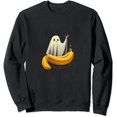 thumbnail image 1 of JEUXUS Boonana banana halloween creepy banana halloween fan Pullover, 1 of 3