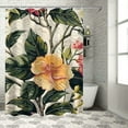 thumbnail image 1 of JEUXUS Butterflies Shower Curtain for Bathroom Decoration, Full, White White, 1 of 7