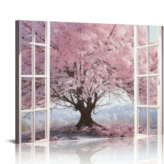 JEUXUS Canvas Nature Wall Art Home Paintings & Prints Artwork Lavender