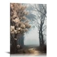 thumbnail image 1 of JEUXUS Canvas Nature Wall Art Modern Paintings & Prints Decor Romantic Secretive Forest Path Glam Artwork Wall Hanging for Bedroom Living Room Office Kitchen 16x20in 16x20 in, 1 of 4