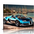 thumbnail image 1 of JEUXUS Car Poster Decor Black and White Wall Art Framed Car Art for Men Boys Bedroom Décor Sports Posters Landscape Office Room Decor Gift for Teen Boys 20x16 inch, 1 of 4