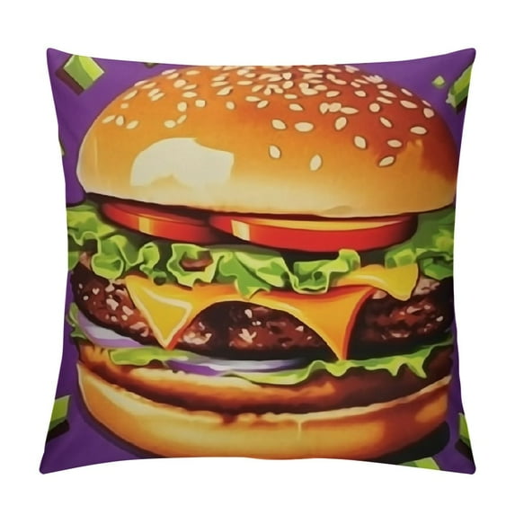 RUIYC Cartoon Print Decorative Throw Pillow Covers Corduroy Cushion Covers Soft Throw Pillow Case Sofa Pillow Case Square Cushion Case for Living Room Bed Couch Car Home Decor