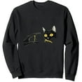 thumbnail image 1 of JEUXUS Cat Black Lover Skeleton Hand Boop Pullover, 1 of 3