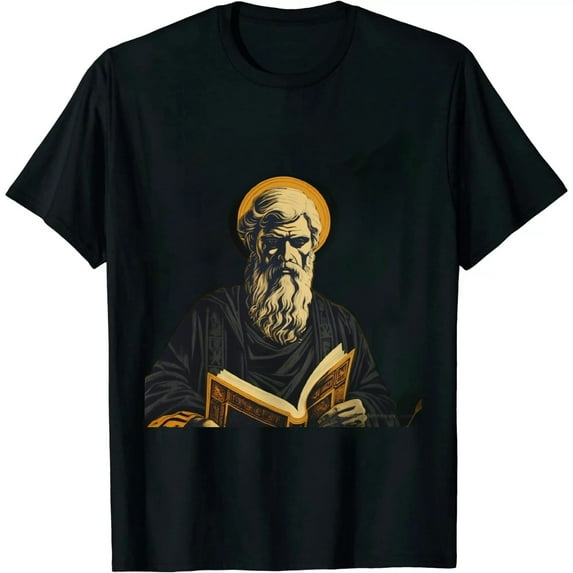 JEUXUS Catholicism Gold St. Matthew Catholic Christian Saint T-Shirt