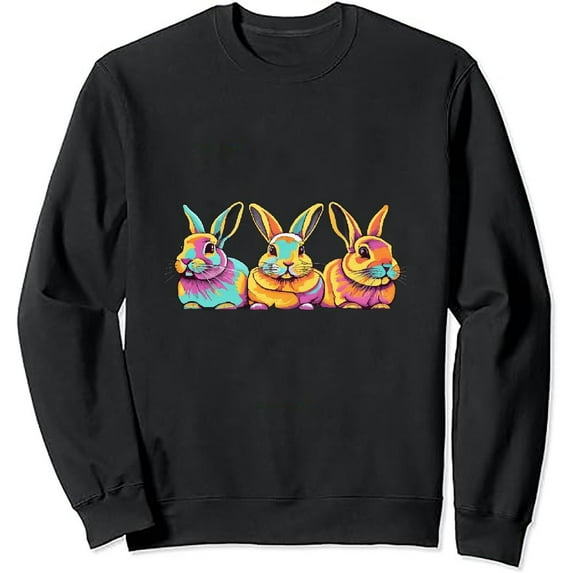 JEUXUS Celebrate Diversity - Rabbit Lover Zookeeper Bunny Breeder T-Shirt Long-sleeved Shirt Funny Sweatshirt