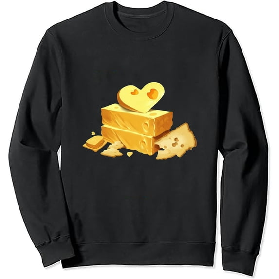 JEUXUS Cheese Lover Snack Cheese Sweatshirt