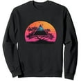 thumbnail image 1 of JEUXUS Cherry Blossom Tree Art Japanese Retro Vaporwave 80s 90s Sweatshirt, 1 of 3