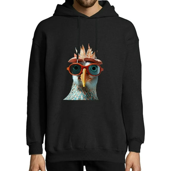 JEUXUS Chicken Dad Rooster Daddy Farmer Funny Fathers Day T-Shirt Long-sleeved Hoodie