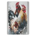 thumbnail image 1 of JEUXUS Chickens Bird Rooster Metal Art Hanging Sign 8x12in, 1 of 7
