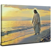 JEUXUS - Christ Jesus Poster Canvas Wall Art Print Picture Modern Home Room Decor 20x16inch