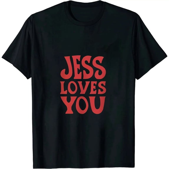 JEUXUS Christianity Jesus Loves You Jesus Christ God Church T-Shirt