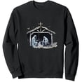 thumbnail image 1 of JEUXUS Christmas Nativity Shirt True Story Nativity Scene Pullover Hoodie, 1 of 3