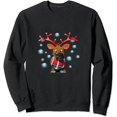 thumbnail image 1 of JEUXUS Christmas Sweatshirts for Women Xmas Graphic Long Sleeve Pullover Tops Casual Loose Crewneck Shirts, 1 of 3