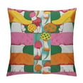 thumbnail image 1 of RUIYC  Colorful Mushroom Pillowcase, Motivational Square Throw Pillow Cover, 18x18 Inch Double Sided Cushion Cover Home Office Decor Inspiring Gift for Sofa Couch Bed Armchair - 10, 1 of 5