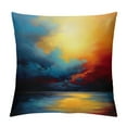 thumbnail image 1 of JEUXUS Colorful Sky Modern Abstract Short Plush Pillow Case (Universal 1) White, 1 of 5