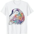 thumbnail image 1 of JEUXUS Colorful Swan T-Shirt, 1 of 3