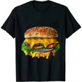 thumbnail image 1 of JEUXUS Cool Cheeseburger For Men Women Cheese Burger Lovers T-Shirt, 1 of 3