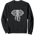thumbnail image 1 of JEUXUS Cool Yoga Elephant  ~ Boho Elephant Pullover, 1 of 3