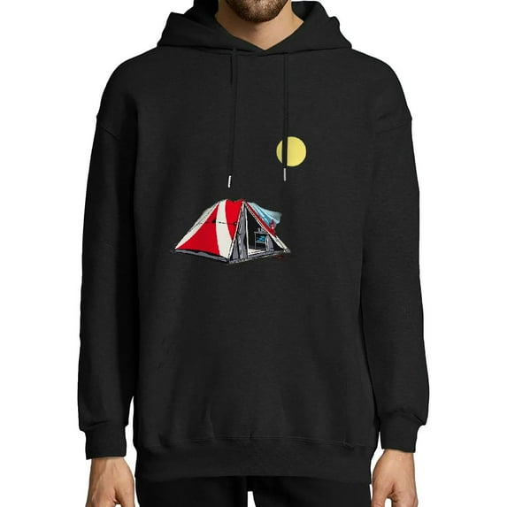 JEUXUS Crazy Camp With Us Funny Camping Van RV Camper Men Women T-Shirt Long-sleeved Hoodie